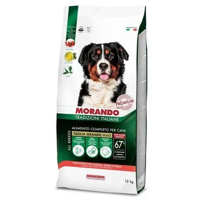 MANGIME SECCO CANI LE TRADIZIONI ITALIANE DOG MAXI MANZO/AVENA/PISELLI KG 12