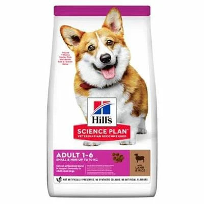 MANGIME SECCO CANI HILL'S DOG SMALL/MINIATURE AGNELLO/RISO KG 1,5