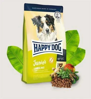 MANGIME SECCO CANI HAPPYDOG JUNIOR SENSIBLE AGNELLO/RISO KG 10