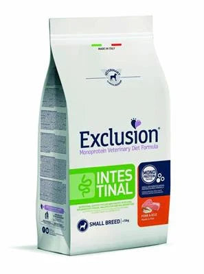 MANGIME SECCO PER CANI EXCLUSION DOG INTESTINAL MINI MAIALE/RISO GR 800