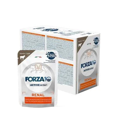 Cibo Umido Per Gatti FORZA 10 CAT RENAL ACTIVE AGNELLO 12 X GR 80