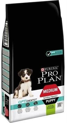 MANGIME SECCO  CANI PRO PLAN DOG MEDIUM PUPPY SENSITIVE DIGESTION KG 3