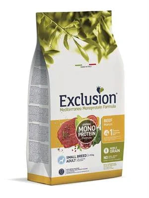 MANGIME SECCO PER CANI EXCLUSION MEDIT NOBLE MINI MANZO KG 7