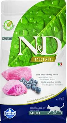 MANGIME SECCO PER GATTI  ND CAT PRIME AGNELLO/MIRTILLO KG 1,5