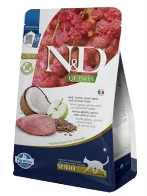 MANGIME SECCO PER GATTI ND CAT QUINOA SENIOR KG 1,5