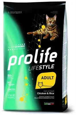 MANGIME SECCO PER GATTI PROLIFE CAT LIFESTYLE POLLO/RISO GR 400