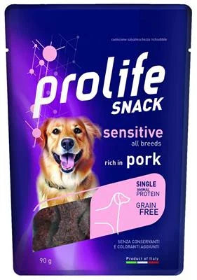 snack per Cani PROLIFE DOG SNACK MAIALE GR 90